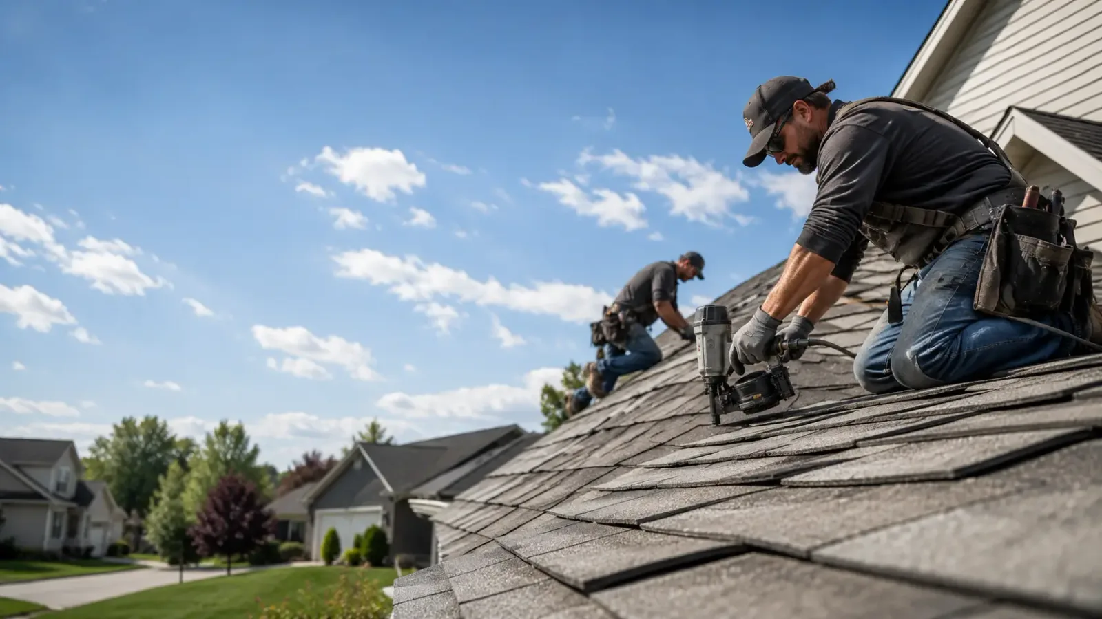 Storm Damage Roof Repair in Le Roy, KS near me